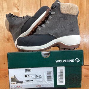 NEW! Wolverine FROST WATERPROOF 200G INSULATED Women Size 6.5 & 6 Leather Boots